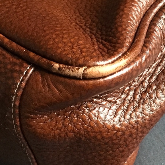 2/$30! Brown Leather tote - Picture 7 of 8